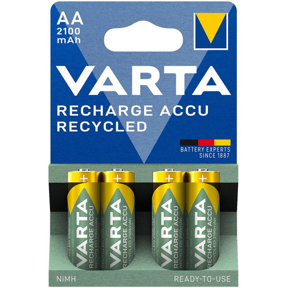 VARTA  Recycling-Akku AA 2100 mAh 4-teilig 