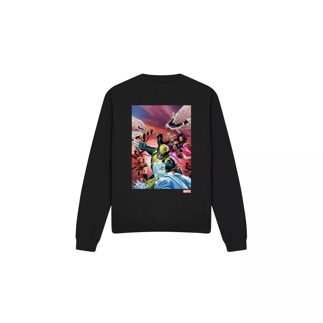 MARVEL - XMen Team Defend Sweatshirt, für Herren, Schwarz, Größe S