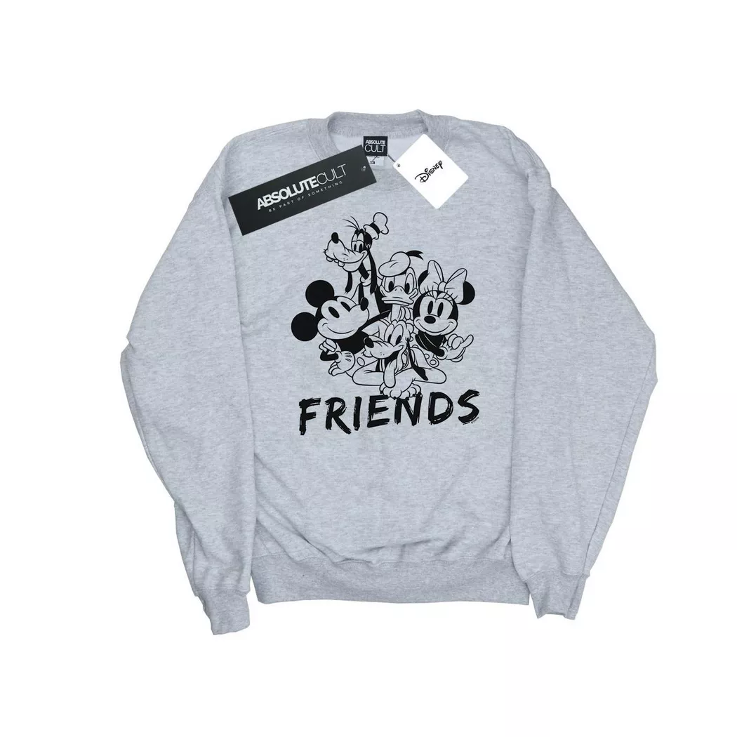 Disney - Mickey Mouse And Friends Sweatshirt, für Damen, Grau, Größe XL