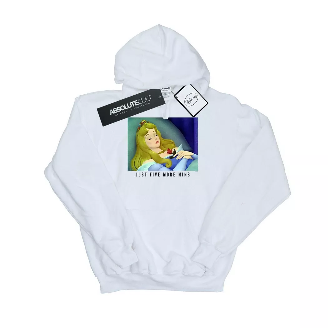 Disney PRINCESS - Five More Minutes Kapuzenpullover, 140/146, Weiss