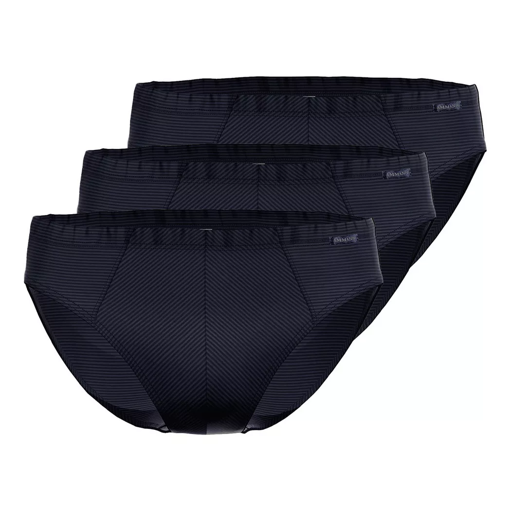 Ammann - 3er Pack Cotton & More - Mini-Slip / Unterhose, für Herren, Blau, Größe 5XL