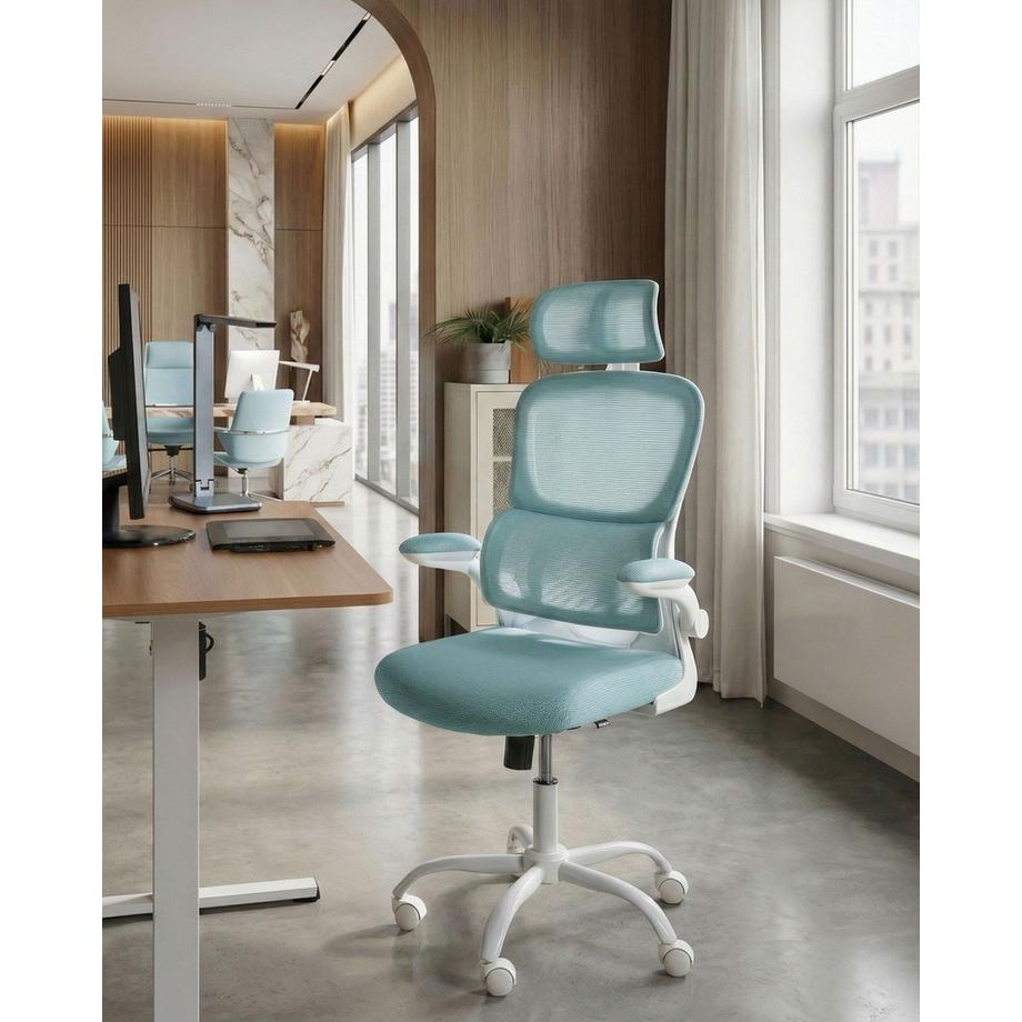 Beliani Chaise de bureau en Tissu maillé Moderne SOLIS  