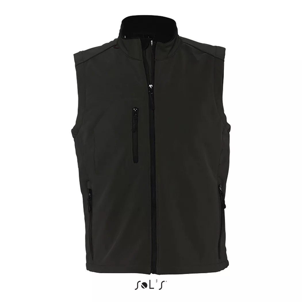 SOLS - softshell-weste sm rallye, für Herren, Schwarz, Größe XL