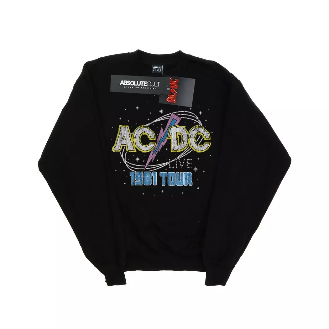 AC/DC - ACDC 1981 Sweatshirt, 128, Schwarz