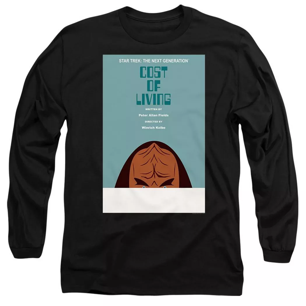 Star Trek - The Next Generation Season 5 Episode 20 TShirt, für Damen, Schwarz, Größe L