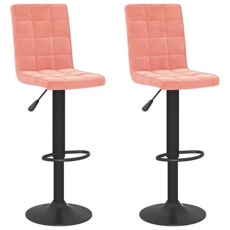 VidaXL Tabouret de bar velours  