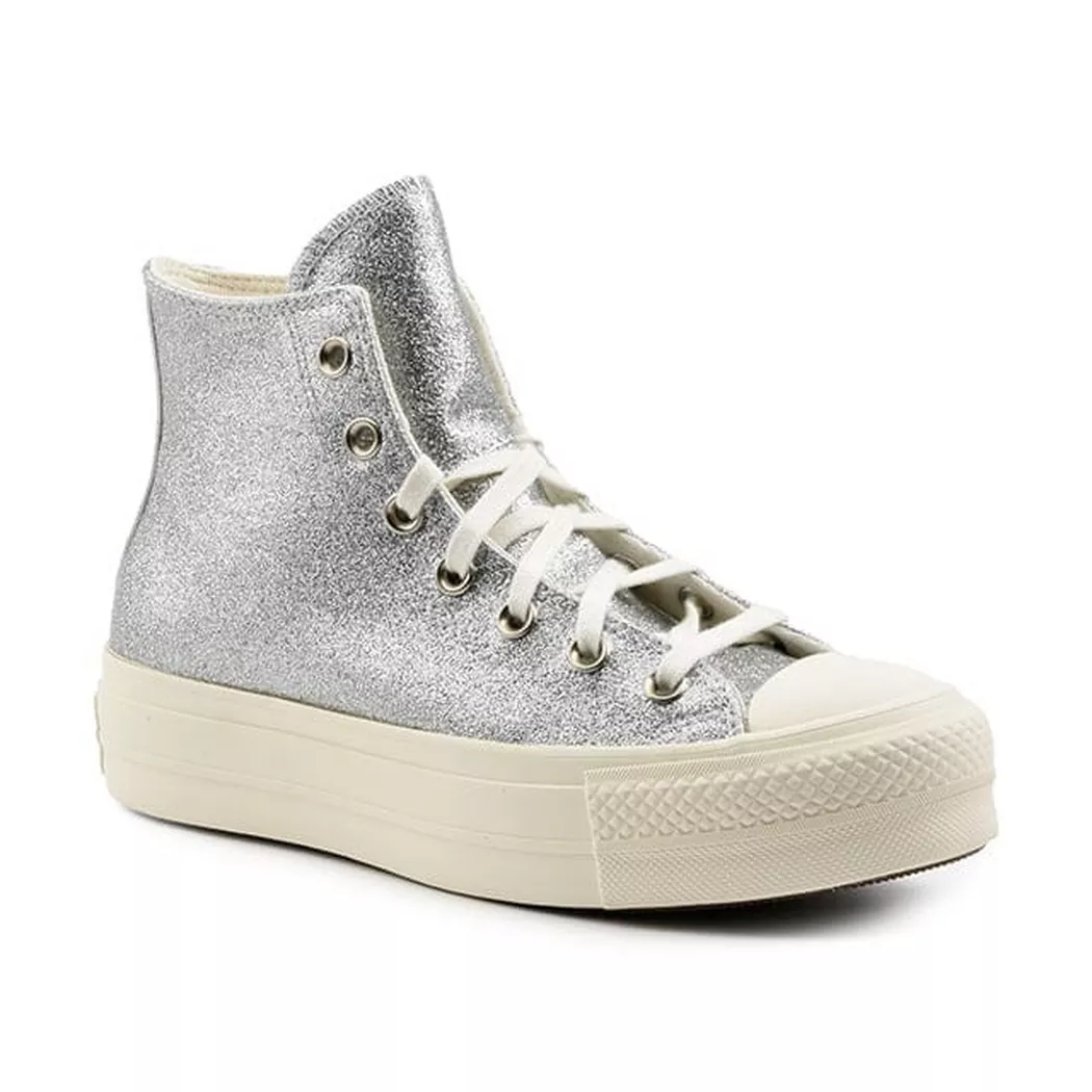 Converse - Chuck Taylor All Star Lift, für Damen, Silber, Größe 36
