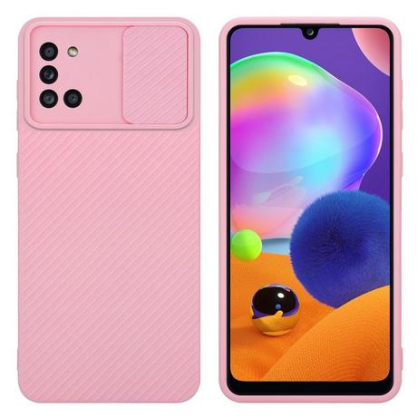 Cadorabo  Housse compatible avec Samsung Galaxy A31 - Coque de protection en silicone TPU flexible et avec protection pour appareil photo 