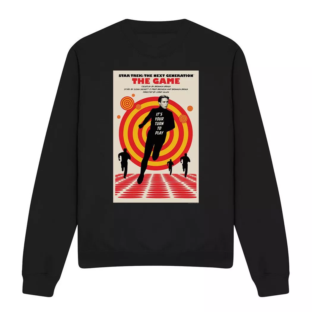 Star Trek - The Next Generation Season 5 Episode 6 Sweatshirt, für Damen, Schwarz, Größe XL