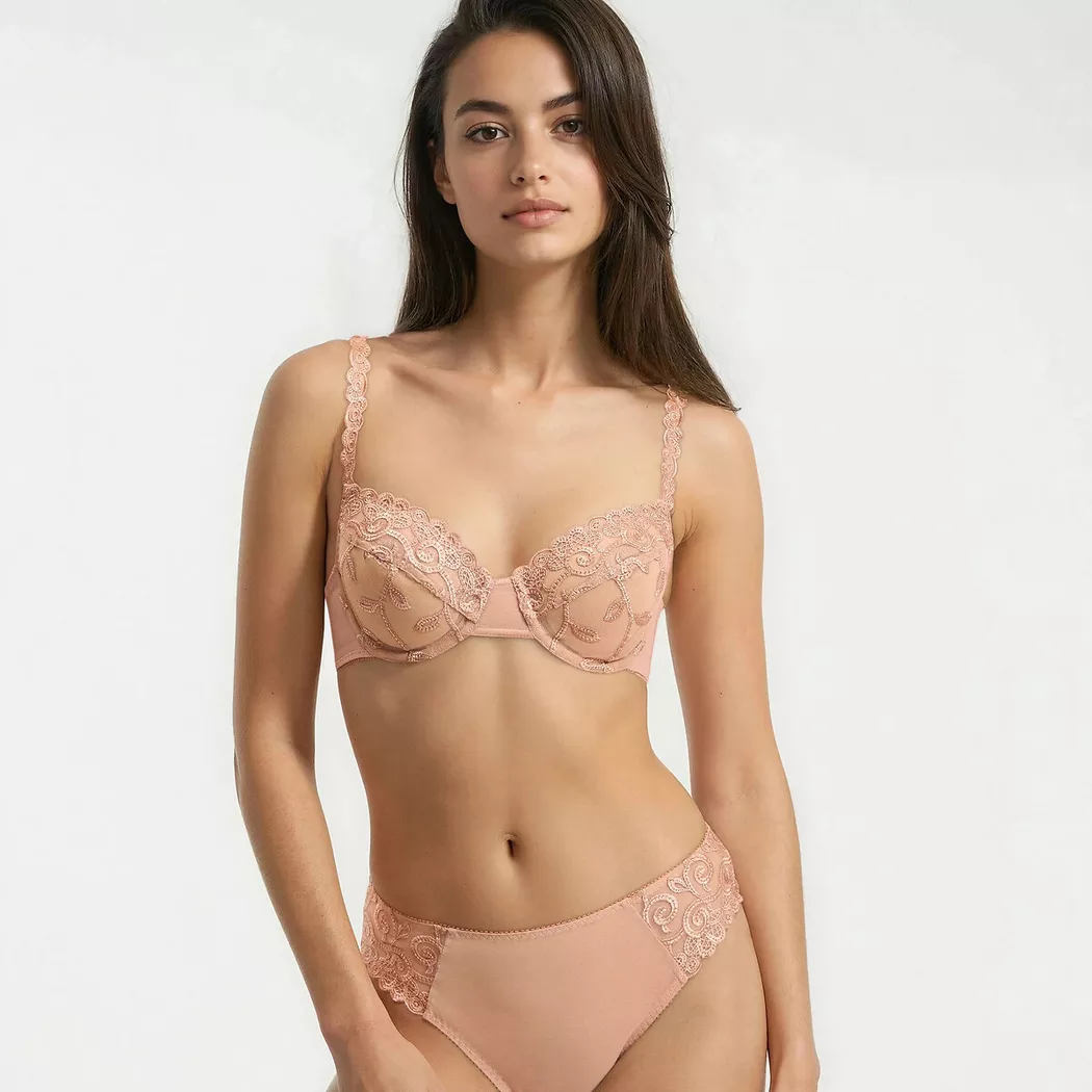La Redoute Collections - Full-Cup-BH Lyssa, für Damen, Beige, Größe 80E