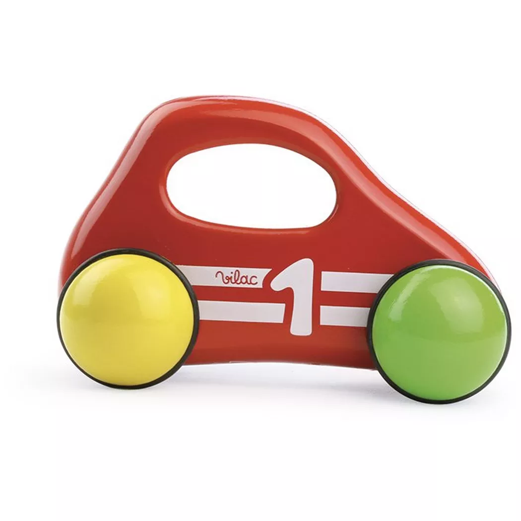 Vilac - Erstes auto holz, Rot