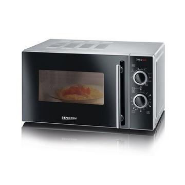 Severin MW 7875 forno a microonde Superficie piana Microonde con grill 20 L 700 W Argento