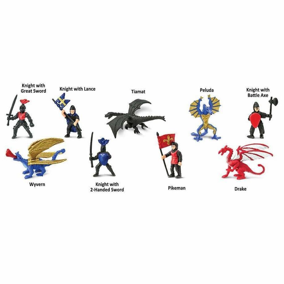 Safari  Toob Ritter & Drachen 2 (9Teile) 