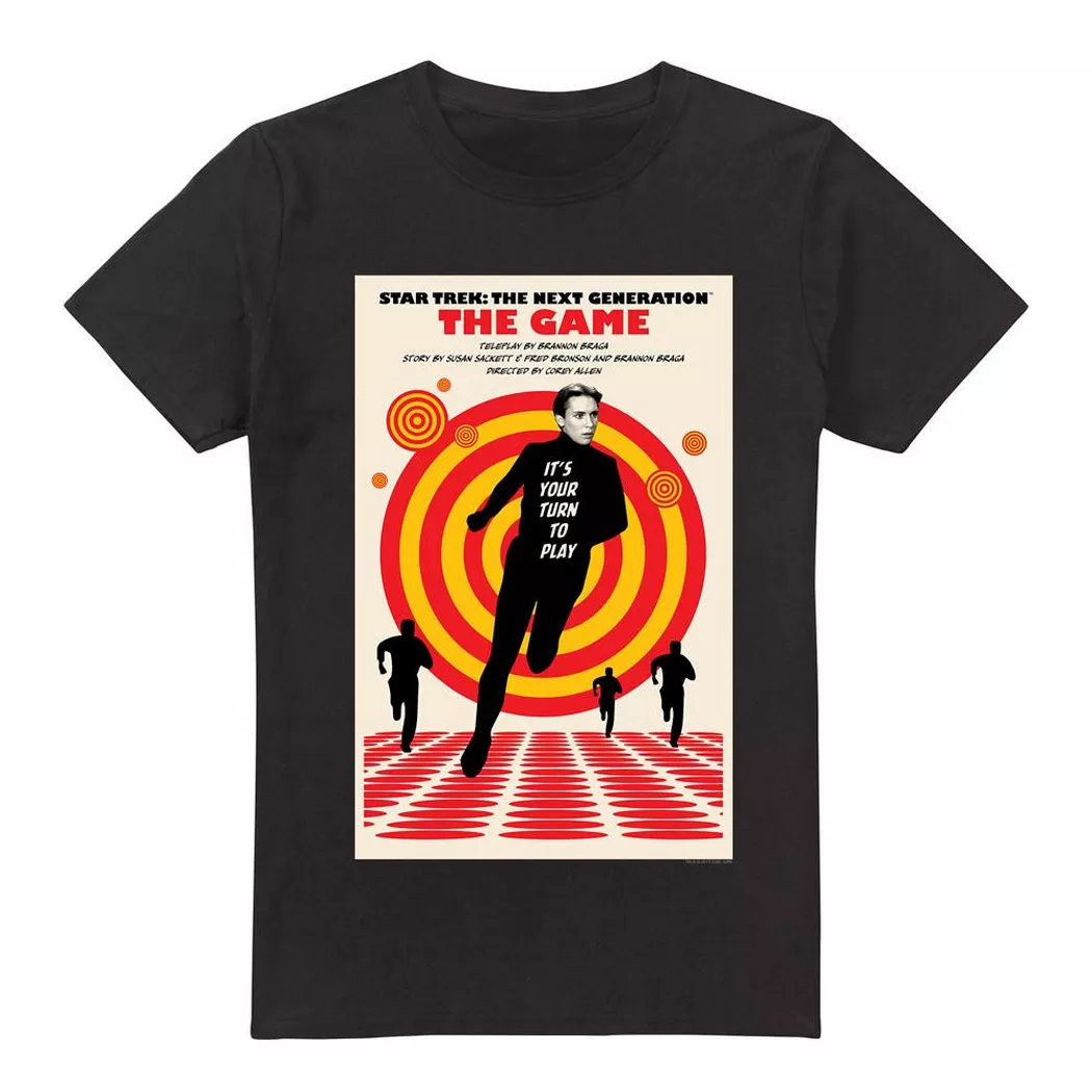 Star Trek - The Next Generation Season 5 Episode 6 TShirt, für Herren, Schwarz, Größe S