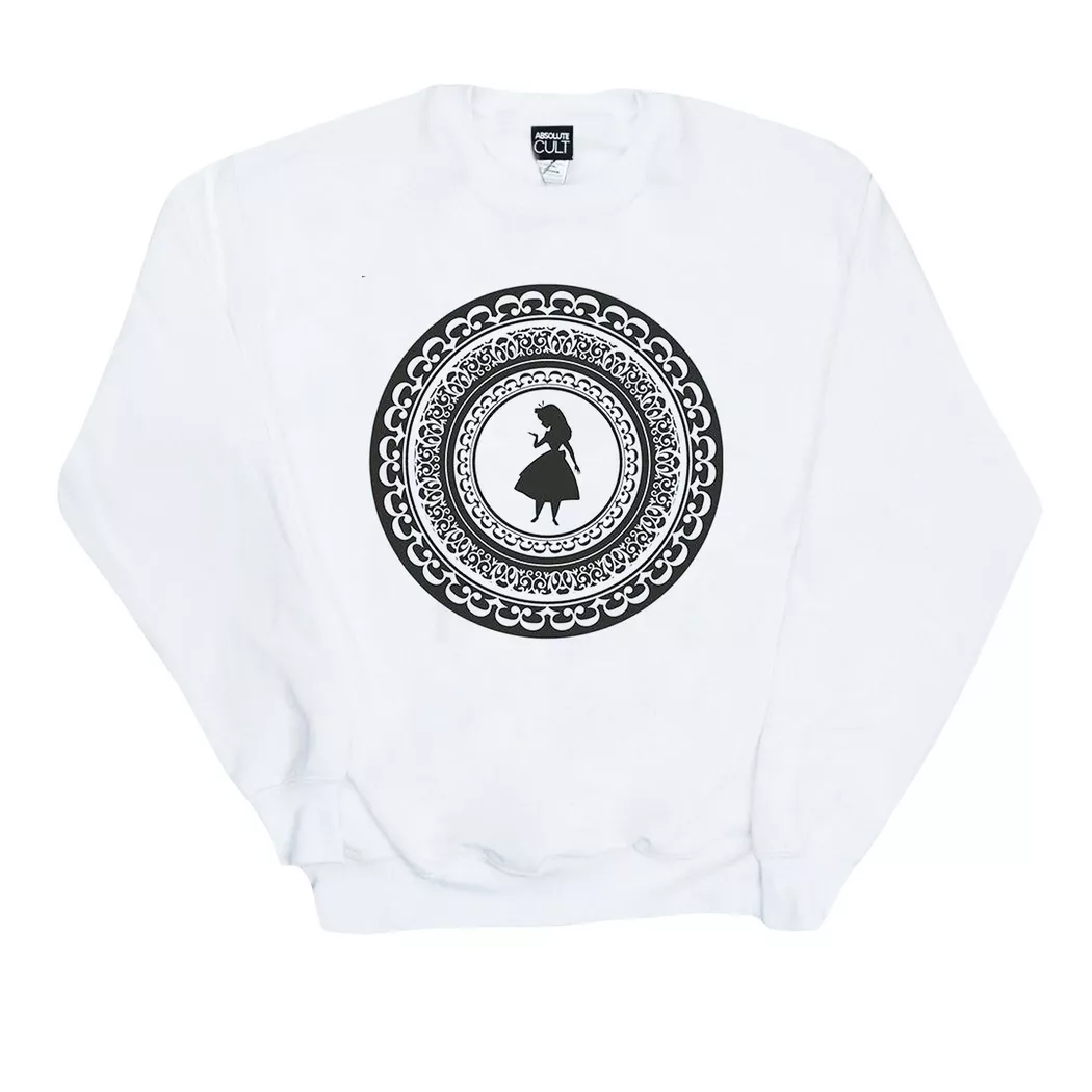 Disney - Alice in Wonderland Sweatshirt, für Herren, Weiss, Größe 3XL