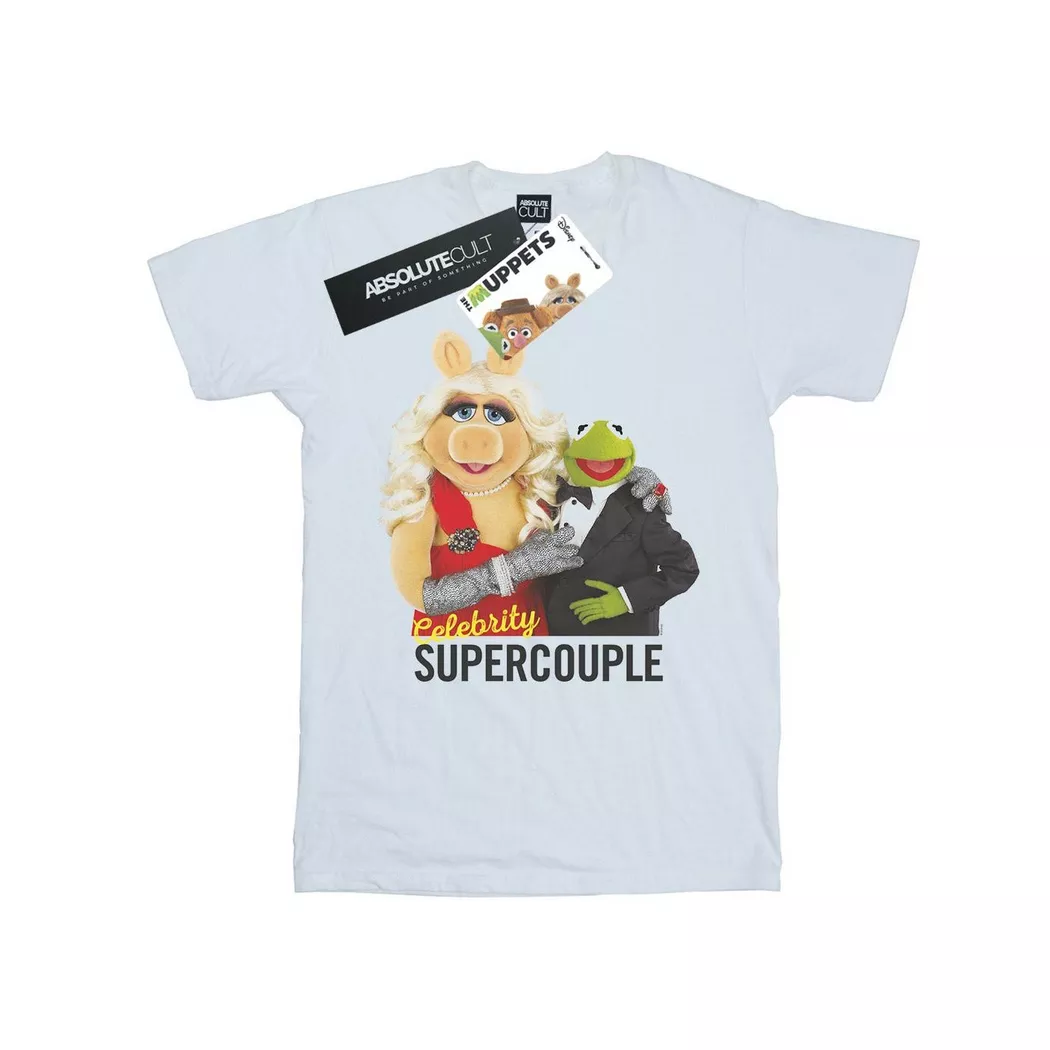 Disney - The Muppets Celebrity Supercouple TShirt, für Herren, Weiss, Größe M