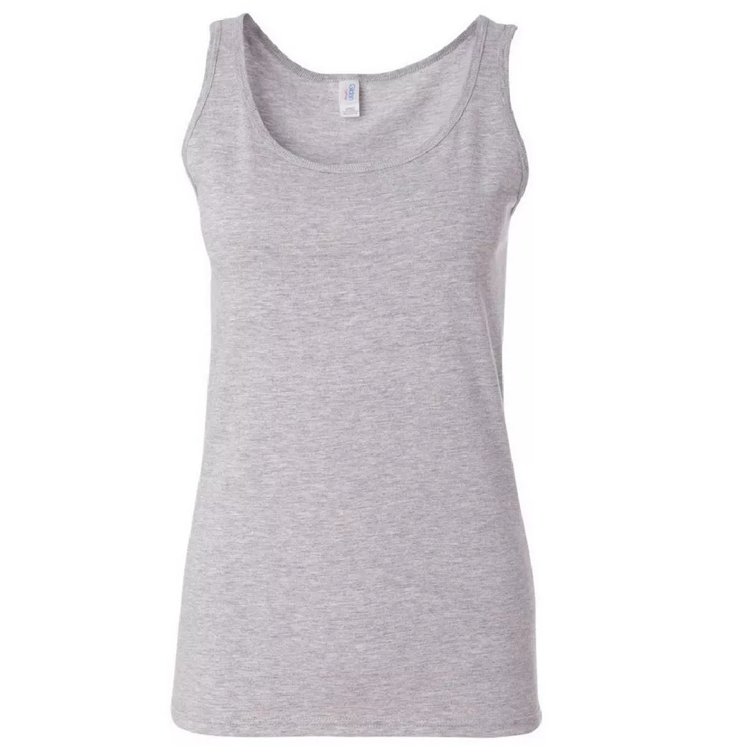 Gildan - Tank Top, für Damen, Grau, Größe XXL
