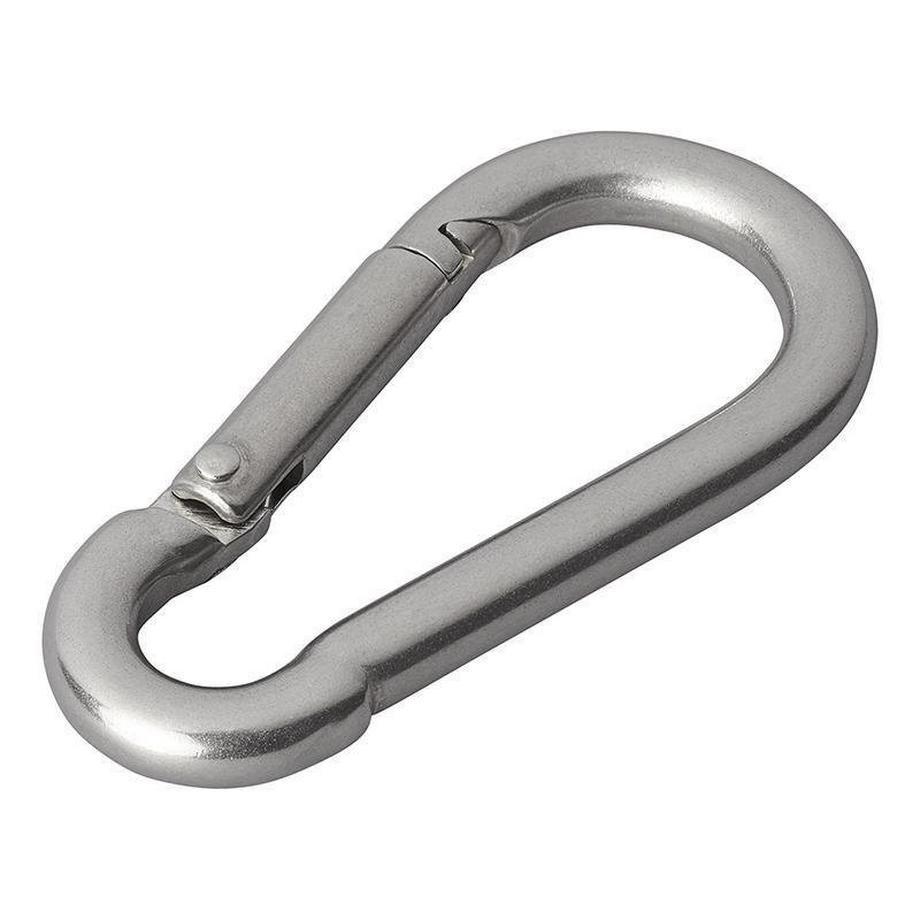 Pricenet  Karabinerhaken Edelstahl 8x80mm 2 Stück im Blister 