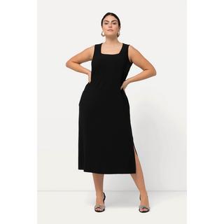 Ulla Popken  Jersey-Kleid, A-Linie, Carree-Ausschnitt, ärmellos 