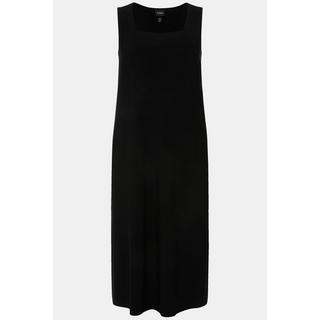 Ulla Popken  Jersey-Kleid, A-Linie, Carree-Ausschnitt, ärmellos 