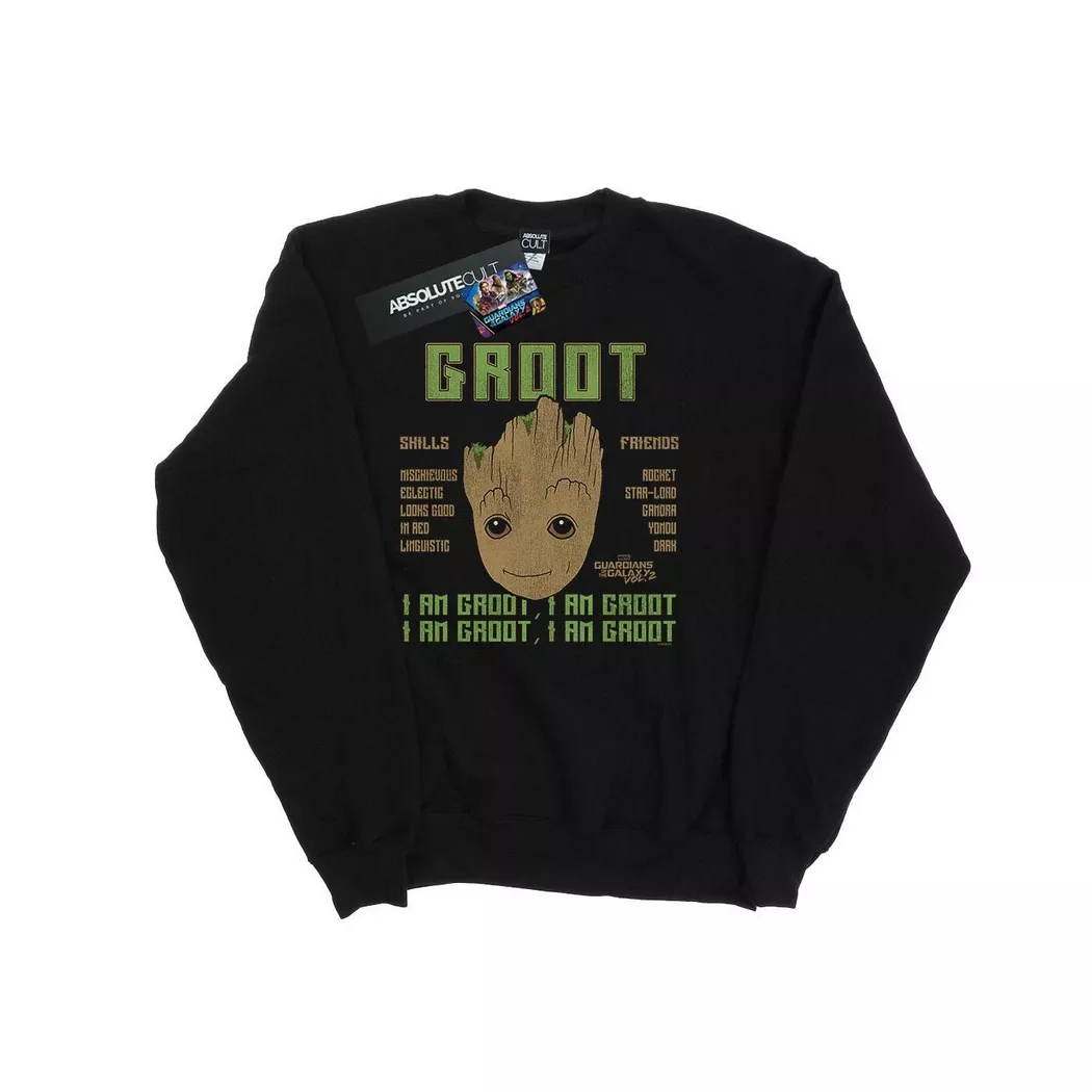 MARVEL - Guardians Of The Galaxy Vol. 2 Skills Sweatshirt, für Damen, Schwarz, Größe XL