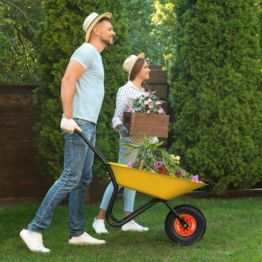B2X  Schubkarre 2er Set mit Schlauch 