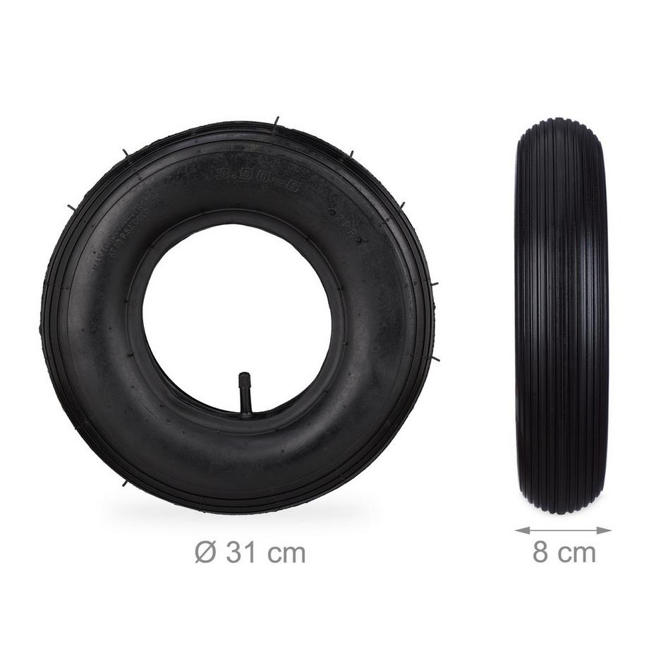 B2X  Schubkarre 2er Set mit Schlauch 