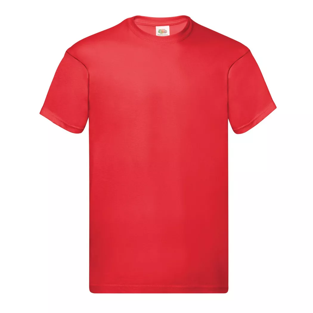 Fruit of the Loom - Original TShirt, für Herren, Rot Bunt, Größe 3XL