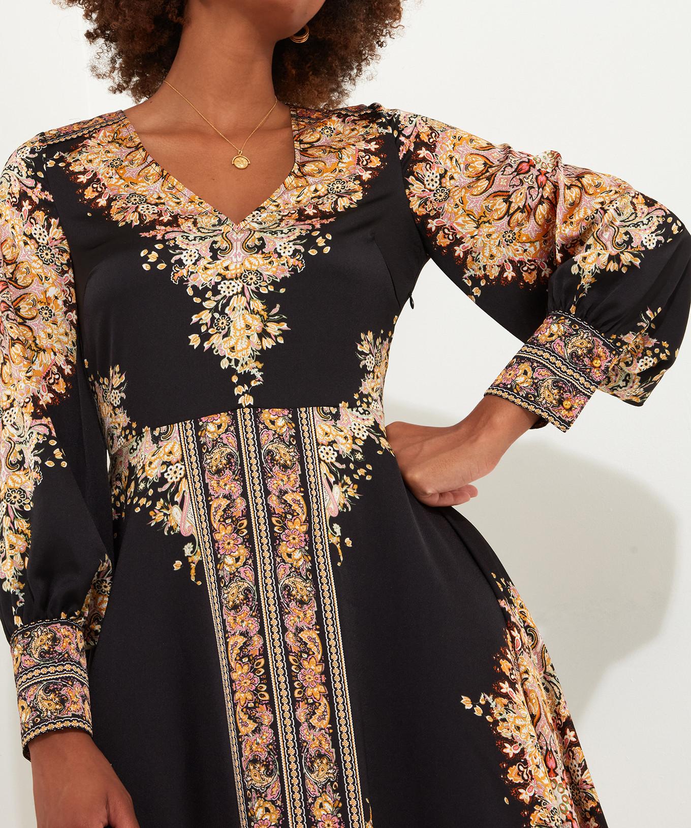 Joe Browns Robe Ourlet Mouchoir Motif Bordure  