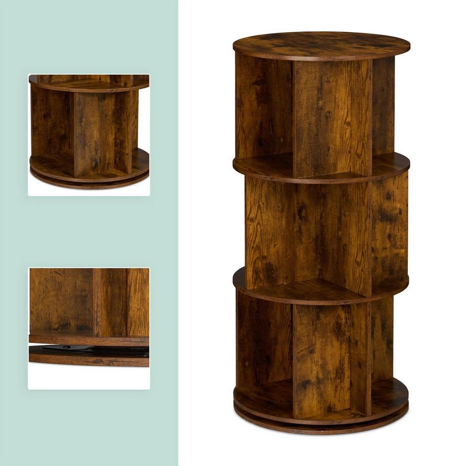 Northix Rotierender Bücherturm  