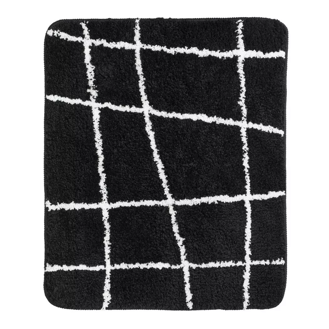 Diaqua - Badteppich Network, One Size, Schwarz