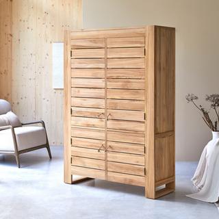 Tikamoon Schrank aus massivem Teak Minimalys  