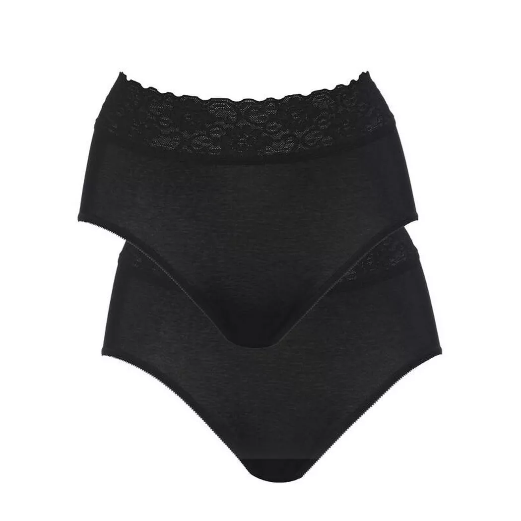 Calida - Lycraspitze Midislip, für Damen, Schwarz, Größe M