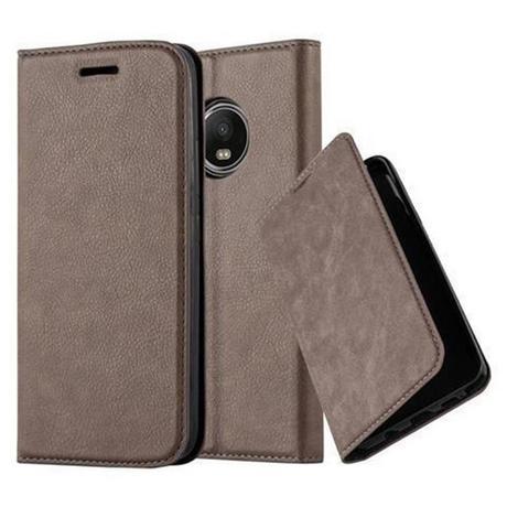 Cadorabo  Housse compatible avec Motorola MOTO G5 PLUS - Coque de protection avec fermeture magnétique, fonction de support et compartiment pour carte 