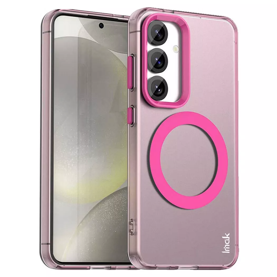 Imak - Galaxy S25+ Plus -  Schützende Acryl-Handyhülle mit Magnet, Pink