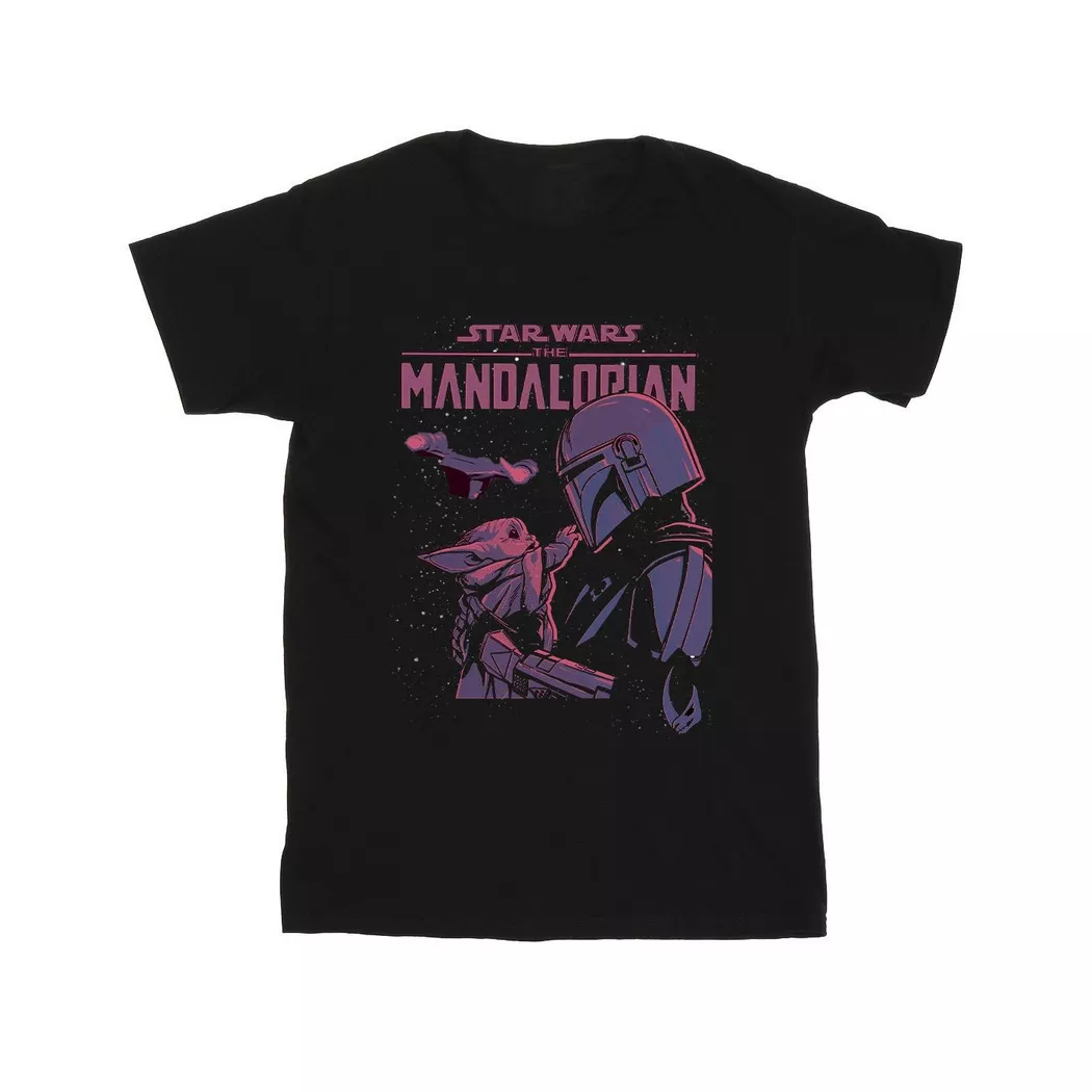 STAR WARS - The Mandalorian Hello Friend TShirt, für Herren, Schwarz, Größe S