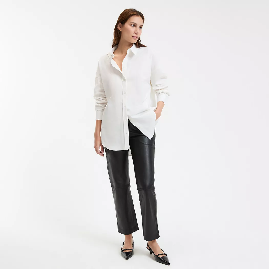 La Redoute Collections - Oversize-Bluse Signature APOLLINE, für Damen, Weiss, Größe 38