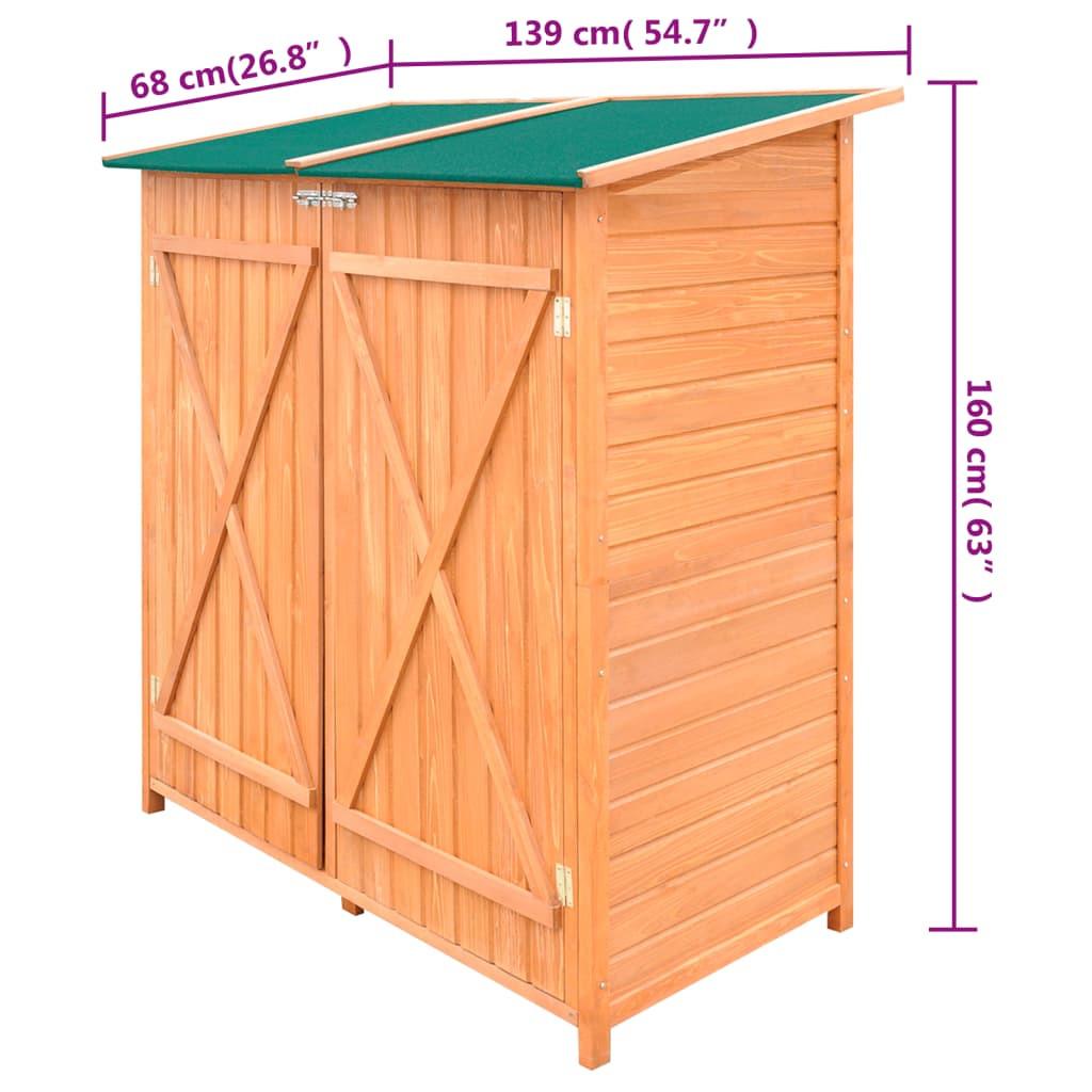 VidaXL Abri de jardin bois  