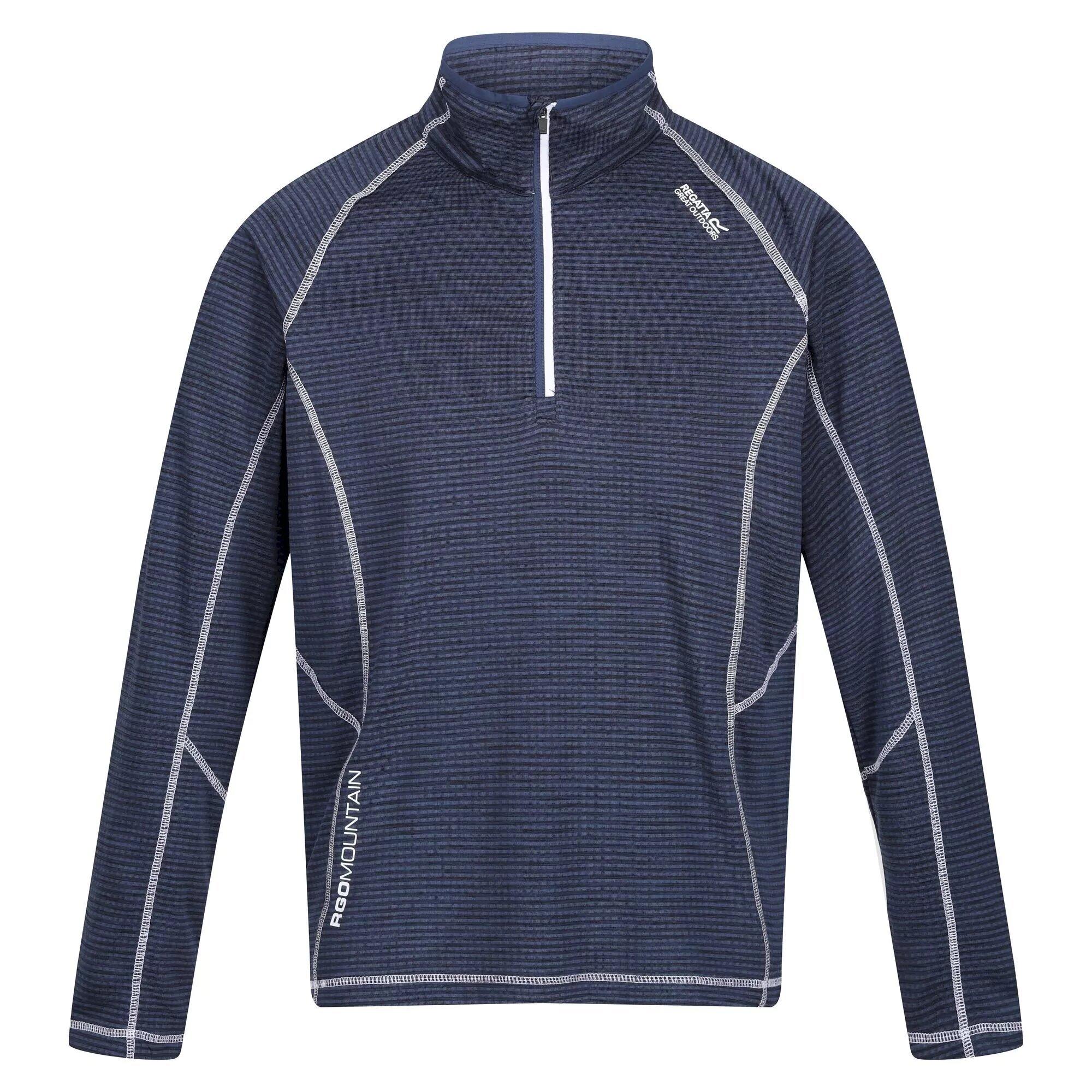 Image of Fleece Oberteil Yonder, Mit Reißverschluss Bis Zur Brust, Schnelltrocknend Herren Blau XXL