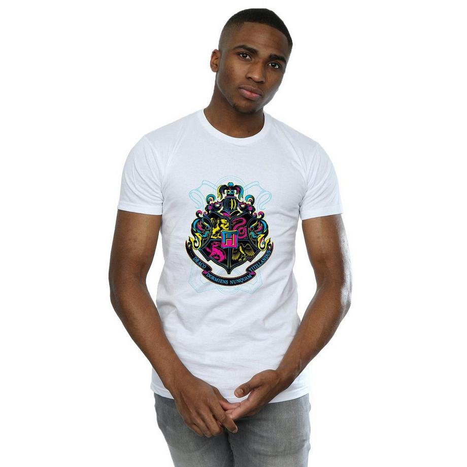 Harry Potter Stemma Hogwarts T-Shirt Slim Fit  