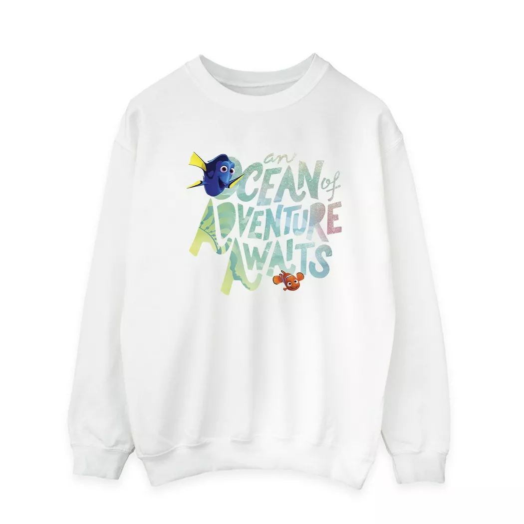 Disney - Finding Dory Ocean Of Adventure Sweatshirt, für Herren, Weiss, Größe XL