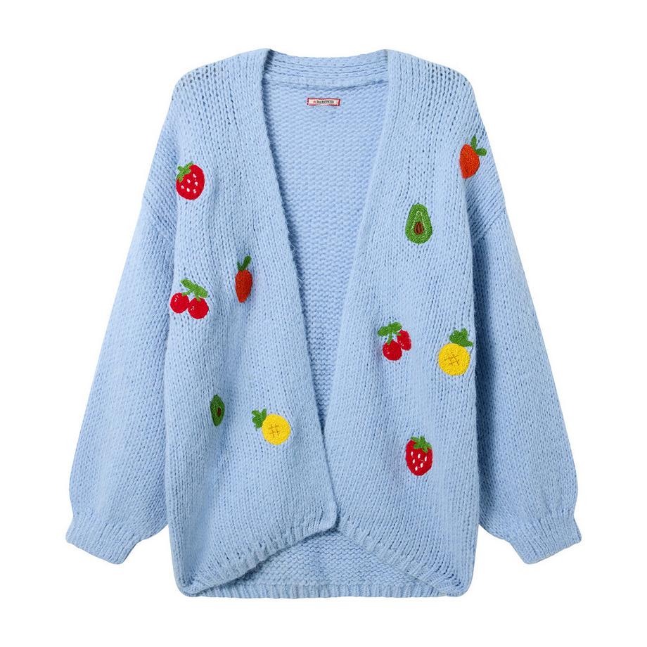 Joe Browns Cardigan oversize motif fruit  