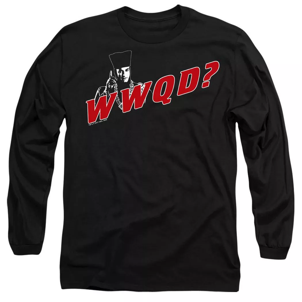 Star Trek - WWQD TShirt, für Damen, Schwarz, Größe XL