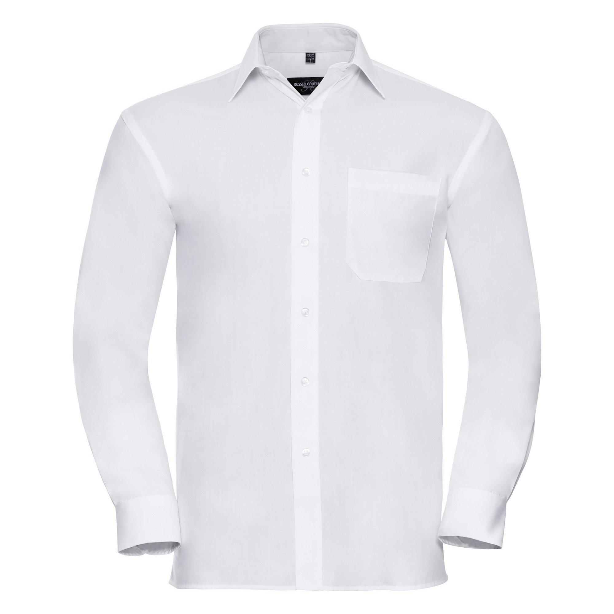 Image of Hemd Businesshemd, Langärmlig Herren Weiss 3XL
