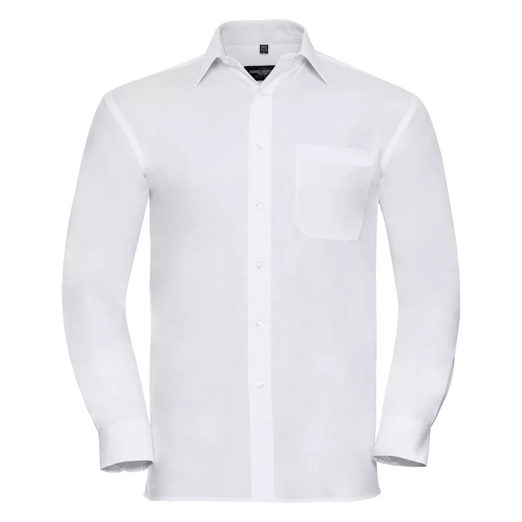 Russell - Hemd BusinessHemd, langärmlig, für Herren, Weiss, Größe 3XL
