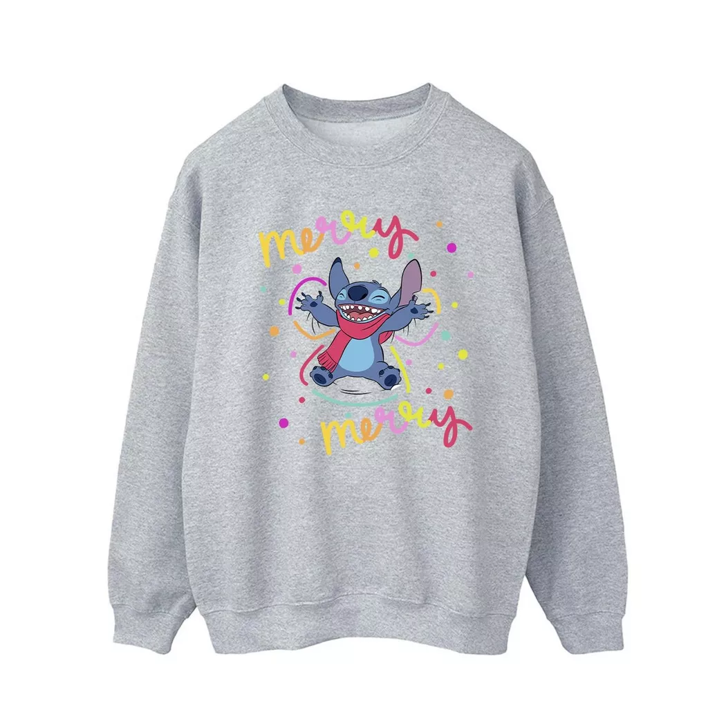 Disney - Merry Rainbow Sweatshirt, für Herren, Grau, Größe L