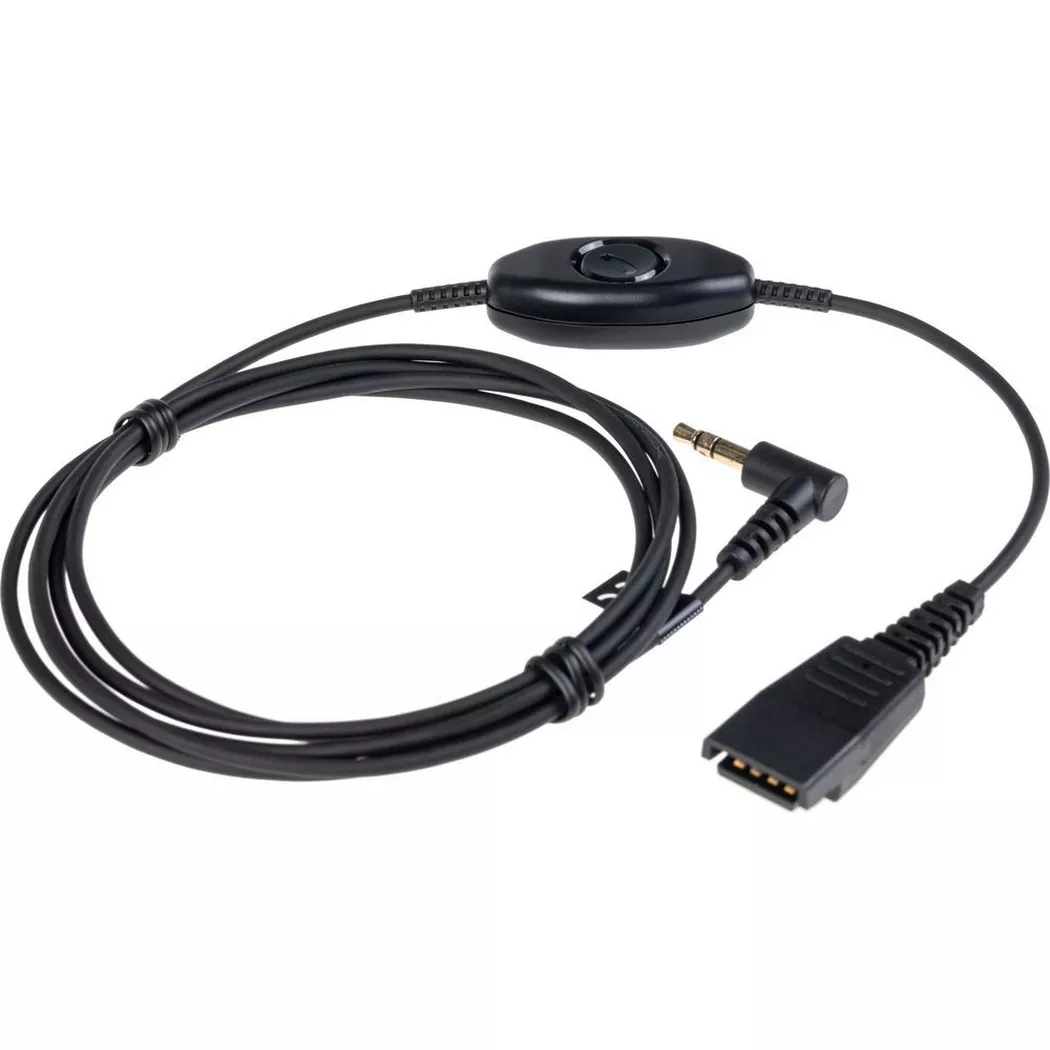 Jabra - Anschlusskabel für Alcatel Klinke, Schwarz, One Size