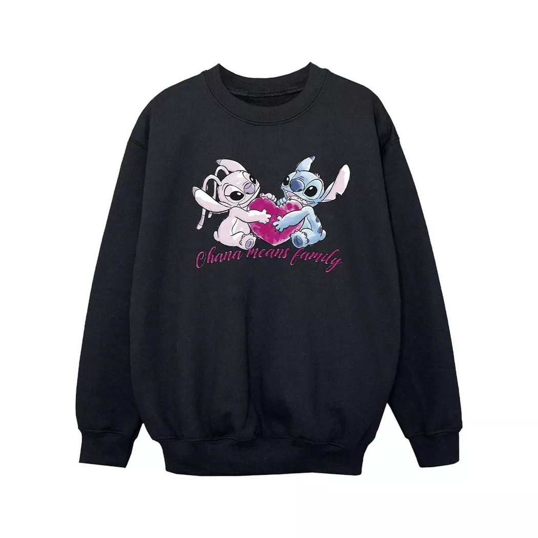 Disney - Ohana Sweatshirt, 116, Schwarz