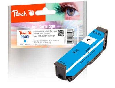 Peach  Tintenpatrone cyan kompatibel zu Epson 24 & 24XL 