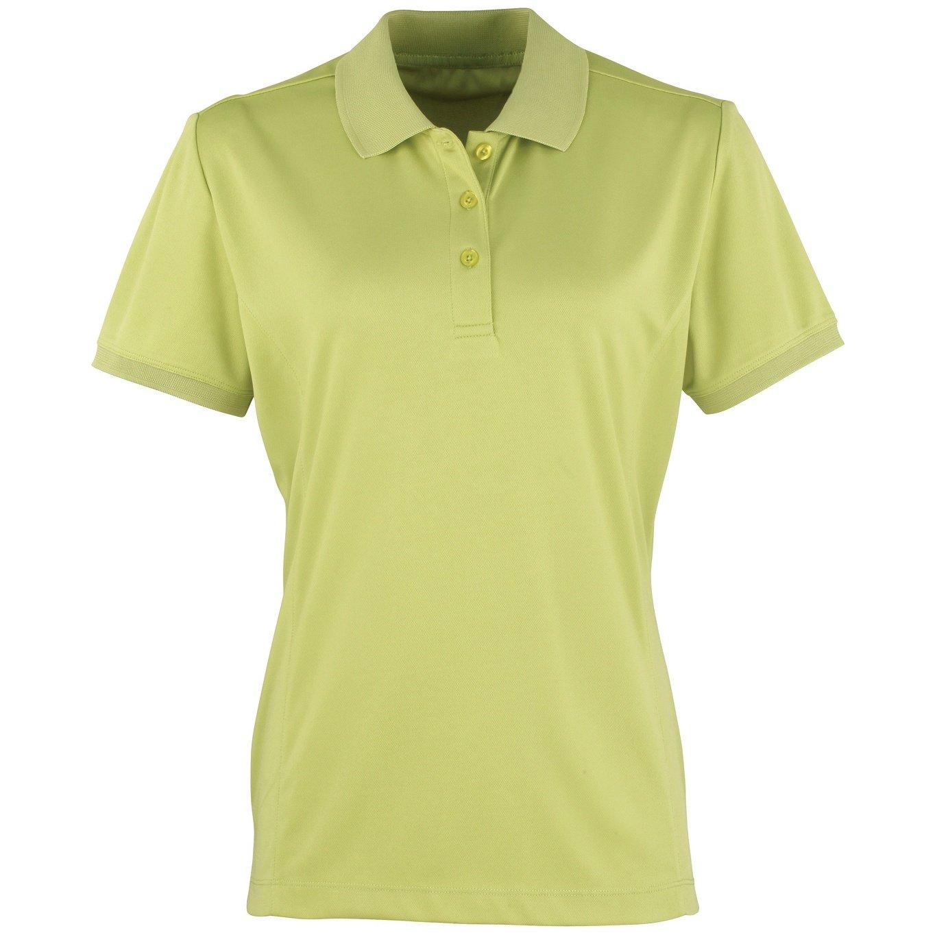 Image of Coolchecker Piqué Poloshirt Polohemd, Kurzarm Damen Limone M
